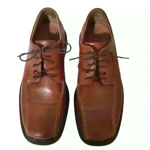 Bostonian Strada Men's Oxford Cap-Toe Dress Shoe Brown Size 8M